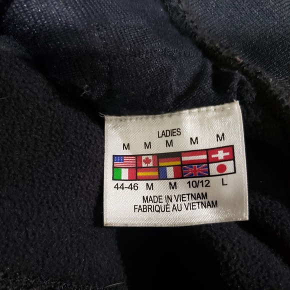 Spyder Jacket Medium Ardent Full Zip Hoodie Black Mid Weight Women's Barbie Pink - Picture 10 of 12